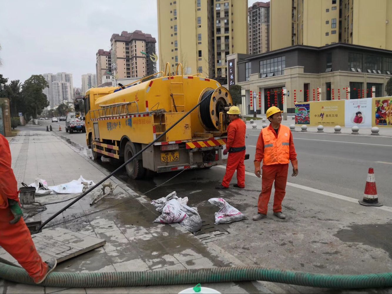 泸县排污管道清淤-管道清洗